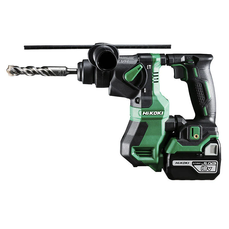 Perforateur SDS-Plus 18V HIKOKI DH18DPAWPZ 2 x 5,0Ah en coffret - Image 2