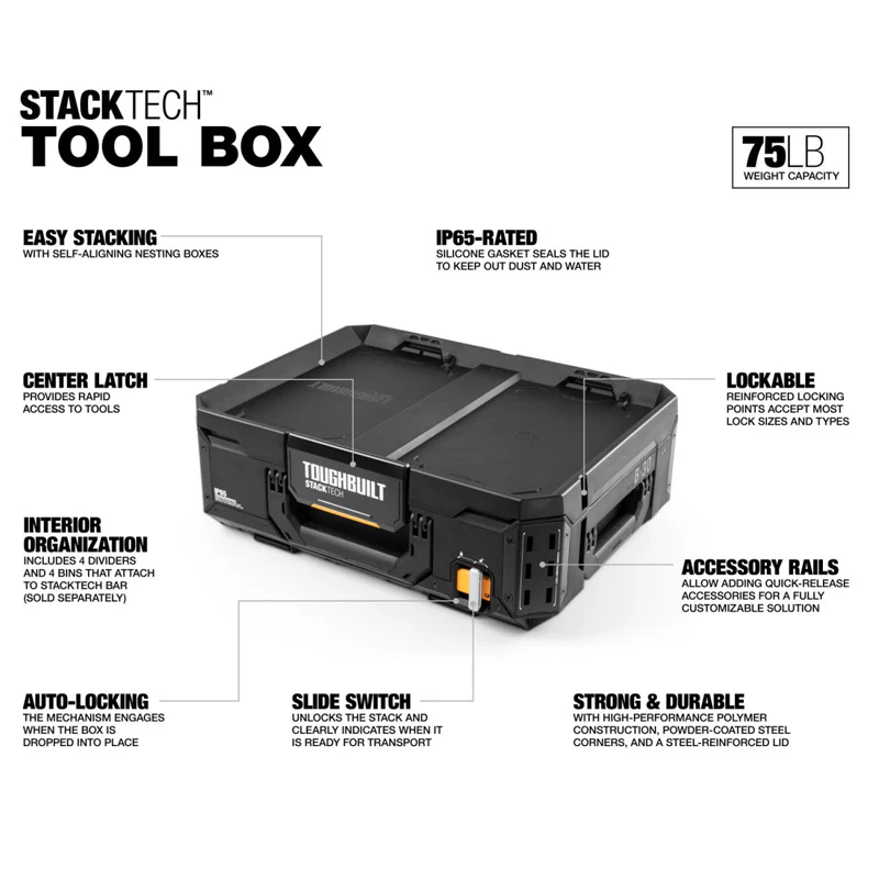 Petite boite à outils StackTech TOUGHBUILT TB-B1-B-30-BEA - Image 2