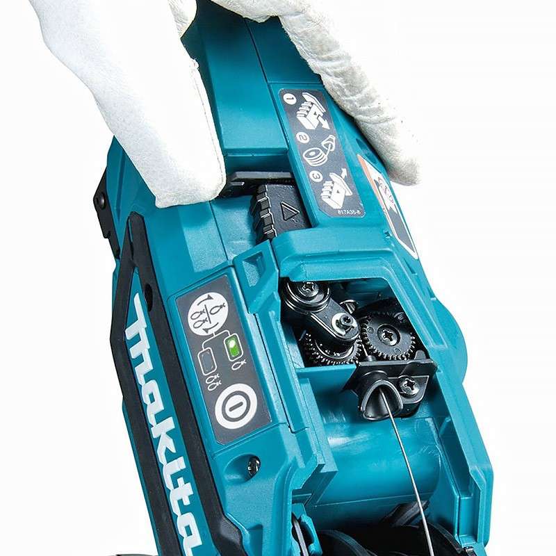 Pince a ligaturer Li-ion 18 V MAKITA DTR180ZJ (vendu sans batterie) + Lot de 50 bobines de fil à ligaturer MAKITA 199137-9 Ø 0.8 mm - Image 5