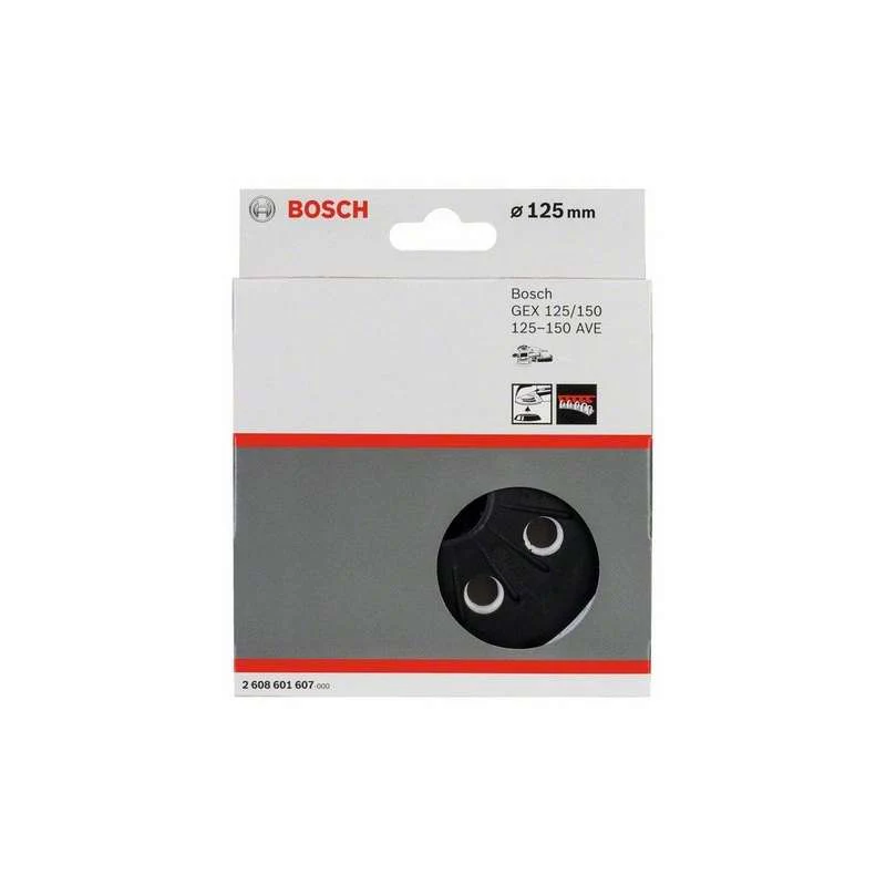 Plateau de ponçage Ø 125 mm BOSCH 2608601607 mi-dur pour ponceuses excentriques - Image 2