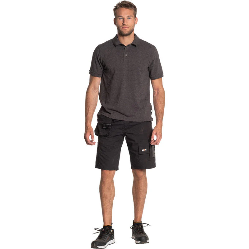 Polo de travail HEROCK Levi manches courtes gris foncé - Image 3