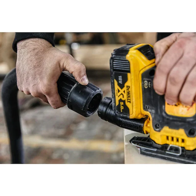Ponceuse 1/4 de feuille DEWALT DCW200NT-XJ XR 18V Brushless, sans batterie ni chargeur - Image 7