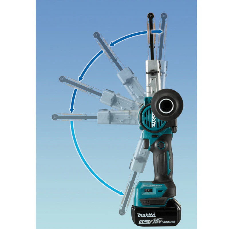 Ponceuse à bande MAKITA DBS180RTJ 18V Li-ion 5 Ah 9 x 533 MM - Image 4