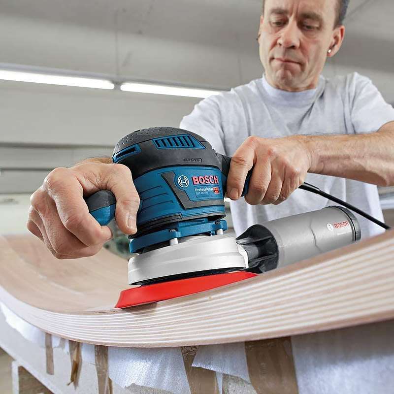Ponceuse excentrique BOSCH 060137B201 GEX 40-150 Professional 400W avec L-Boxx - Image 5