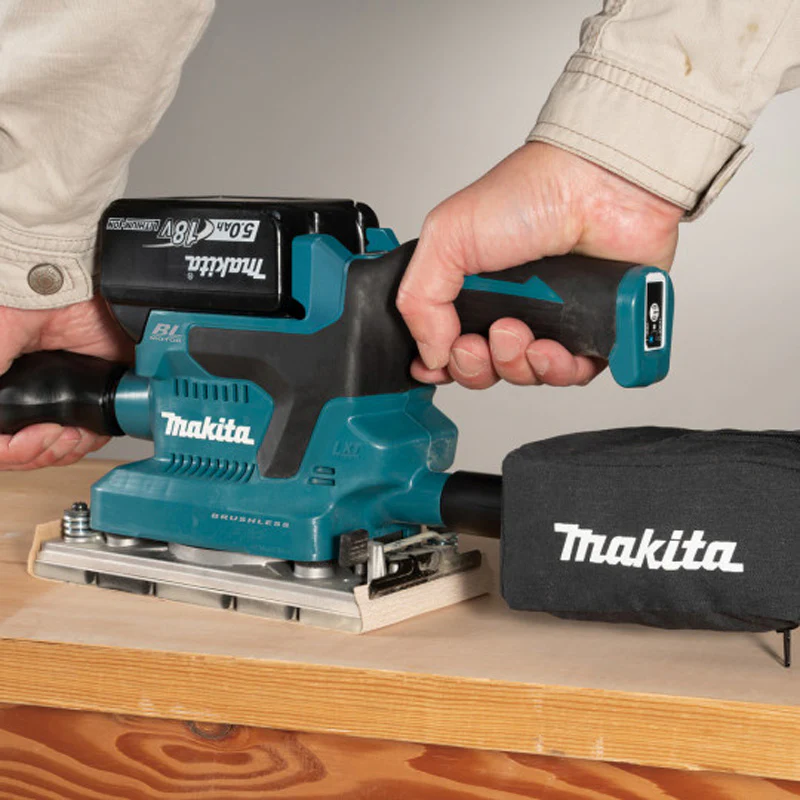 Ponceuse vibrante 2x5Ah 18V LXT ® MAKITA DBO382RTJ en MAKPAC - Image 2