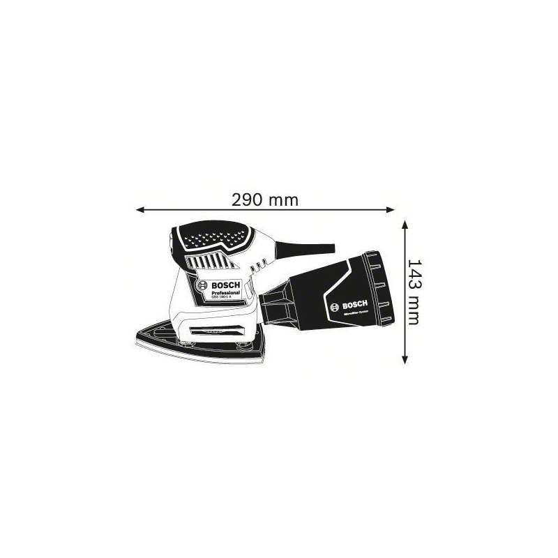 Ponceuse vibrante BOSCH GSS 160 multi Professional 180 W + L-Boxx - Image 7