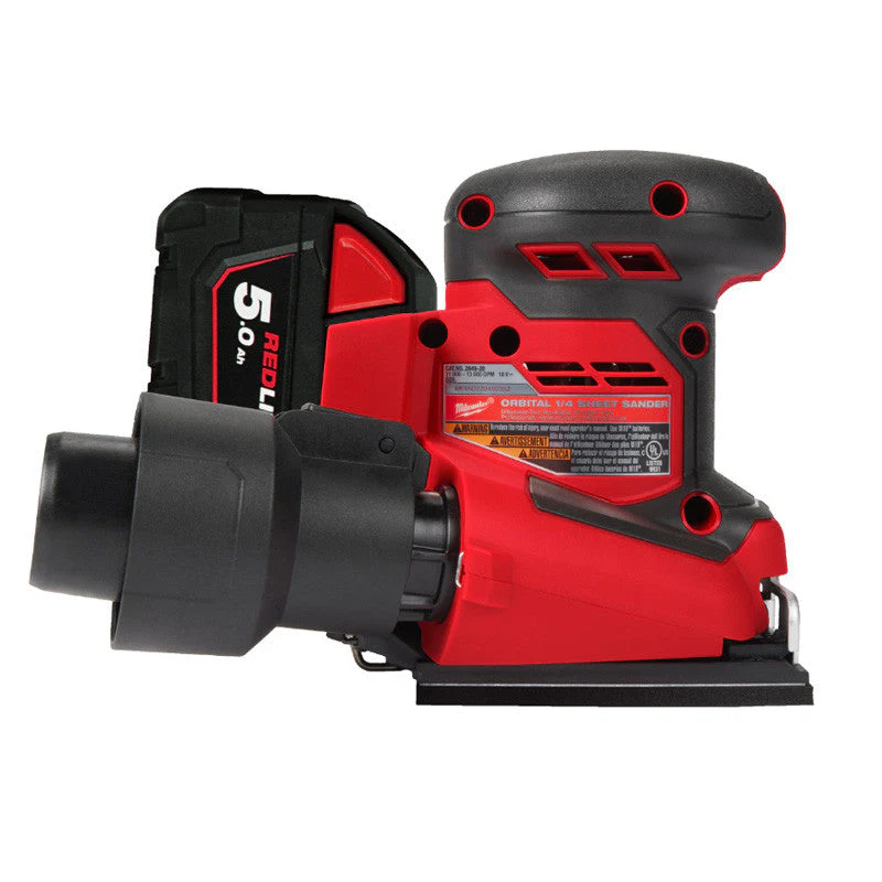Ponceuse vibrante ¼” MILWAUKEE M18 BQSS-502B - Image 3