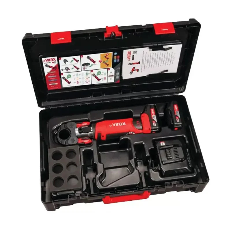 Sertisseuse L2X VIRAX 253571 - 20kN + 2 batteries 18V 2Ah Li-Ion CAS + pince mère - Image 4