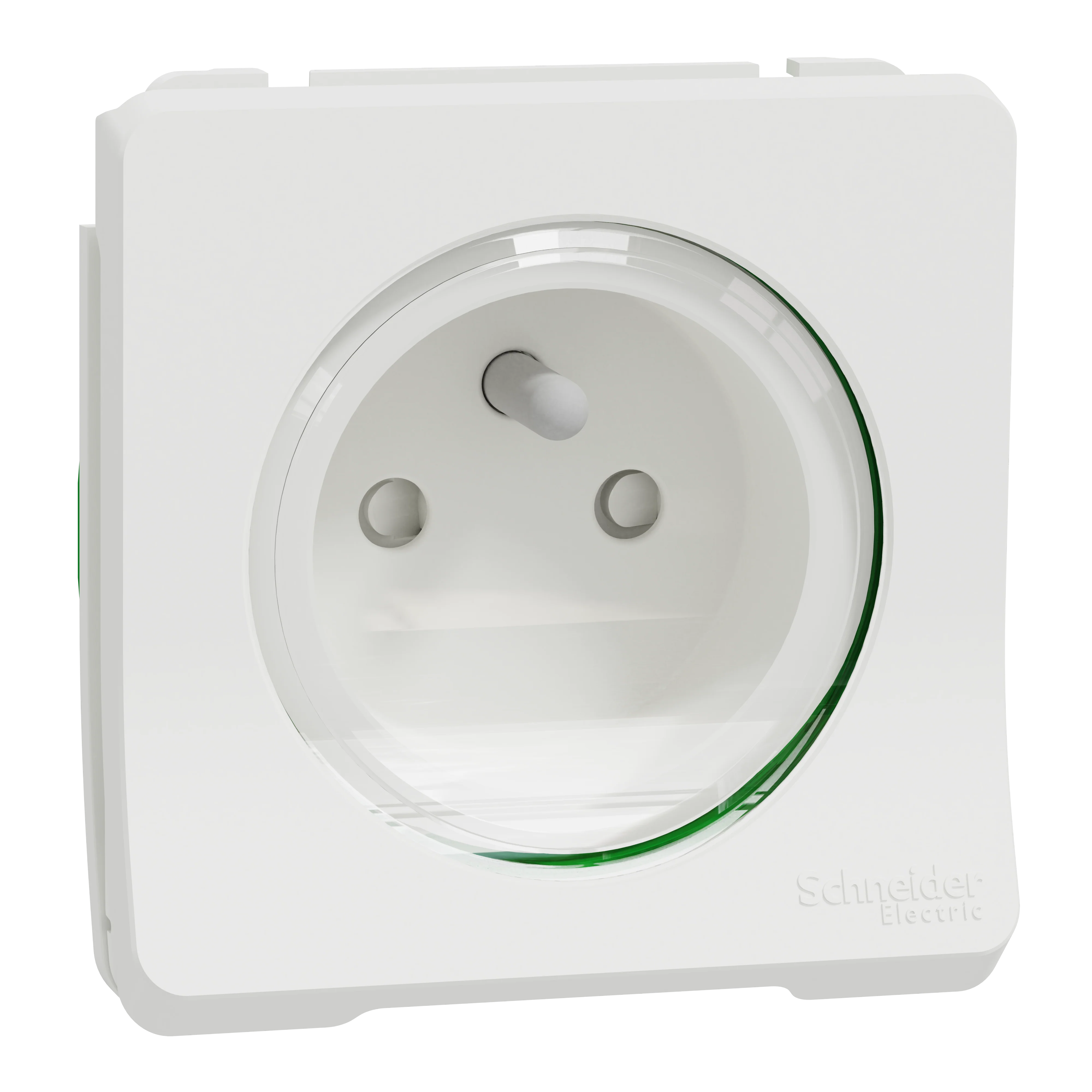 Prise terre étanche composable SCHNEIDER MUR39133 Mureva 1 poste blanc
