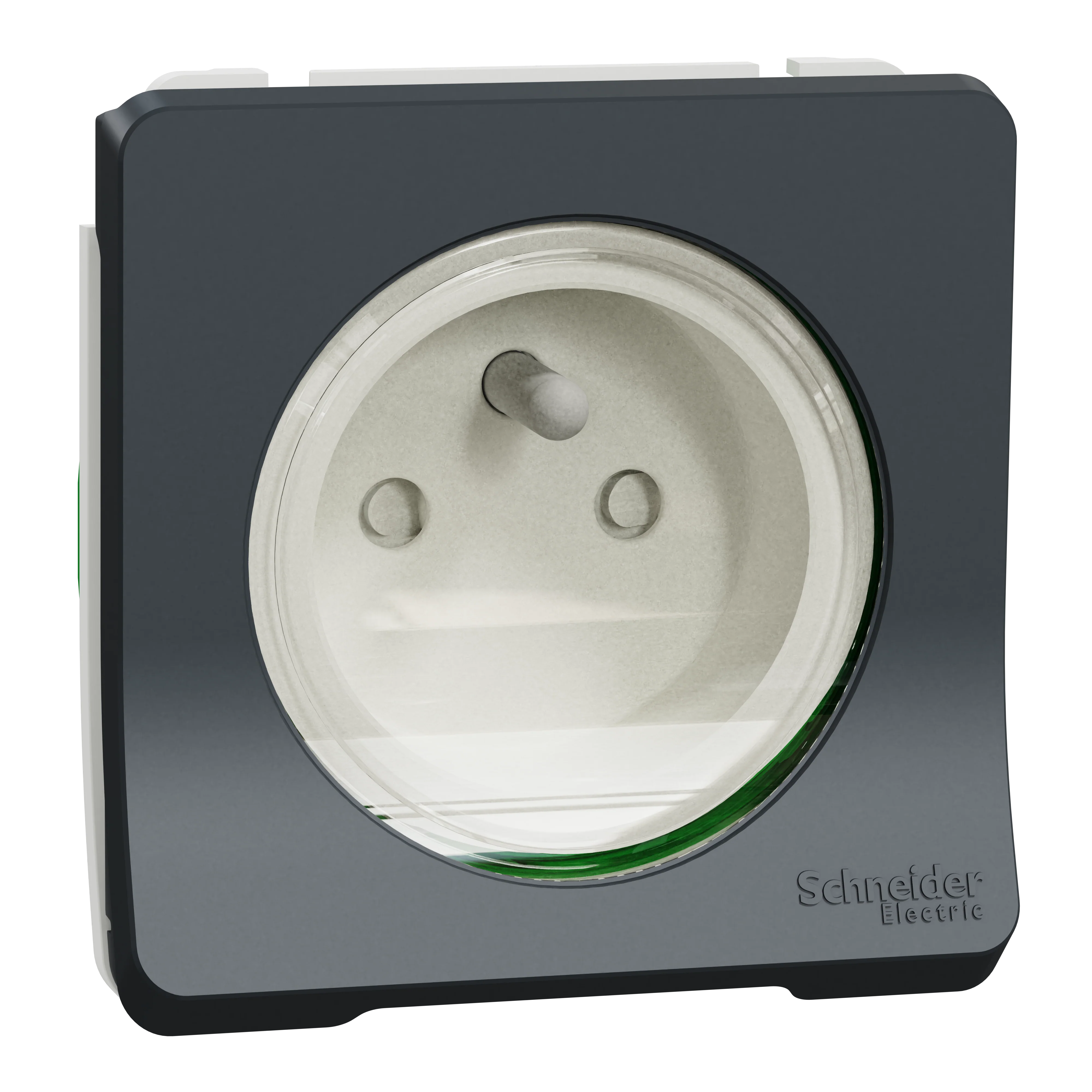 Prise terre étanche composableSCHNEIDER MUR36133 Mureva 1 poste gris