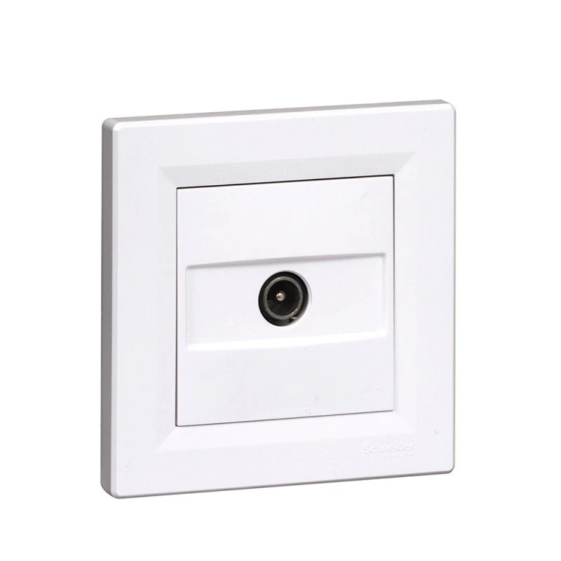 Prise TV encastrable SCHNEIDER Asfora EPH3200121 connecteur mâle - 9,5 mm -blanc - Image 3