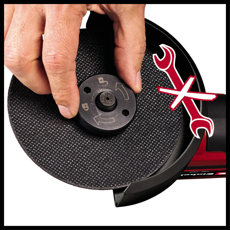 Professional Meuleuse d’angle Ø125mm 18V EINHELL TP-AG 18/125 CE Q Li Power X-Change (vendu sans batterie) - Image 3