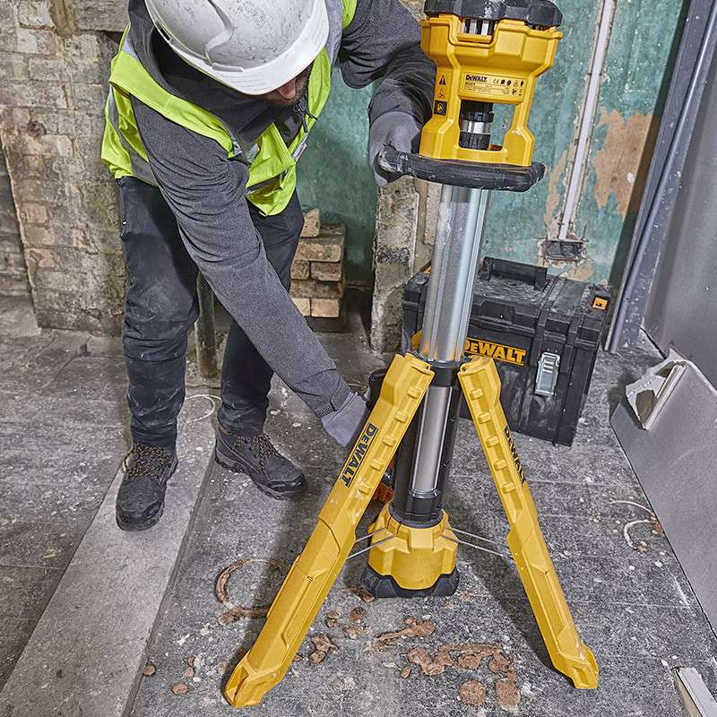 Projecteur de chantier DEWALT DCL079 avec Trépied 18V XR (vendu sans batterie) - Image 7