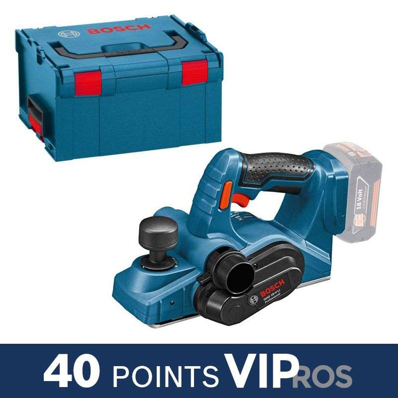 Rabot sans-fil BOSCH 06015A0300 - GHO 18 V-LI Professional + L-Boxx (vendu sans batterie) - Image 4