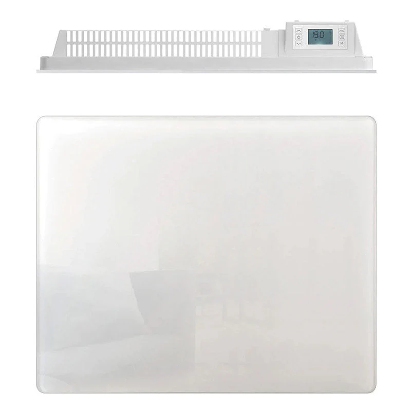 Radiateur électrique à inertie Deva 1000W WATTZ WZ1665 façade verre - Image 3