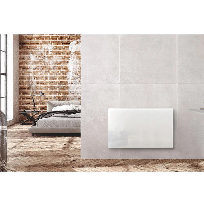 Radiateur électrique à inertie Deva 1500W WATTZ WZ1672 façade verre - Image 5