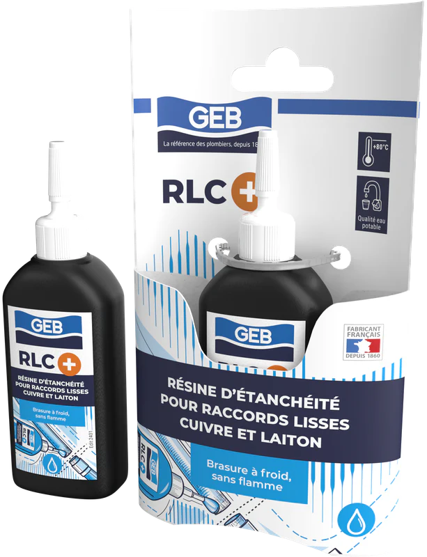 Résine anérobie GEB RLC+ pour le raccordement sans flamme d'une installation en cuivre et laiton 30ml - Image 4