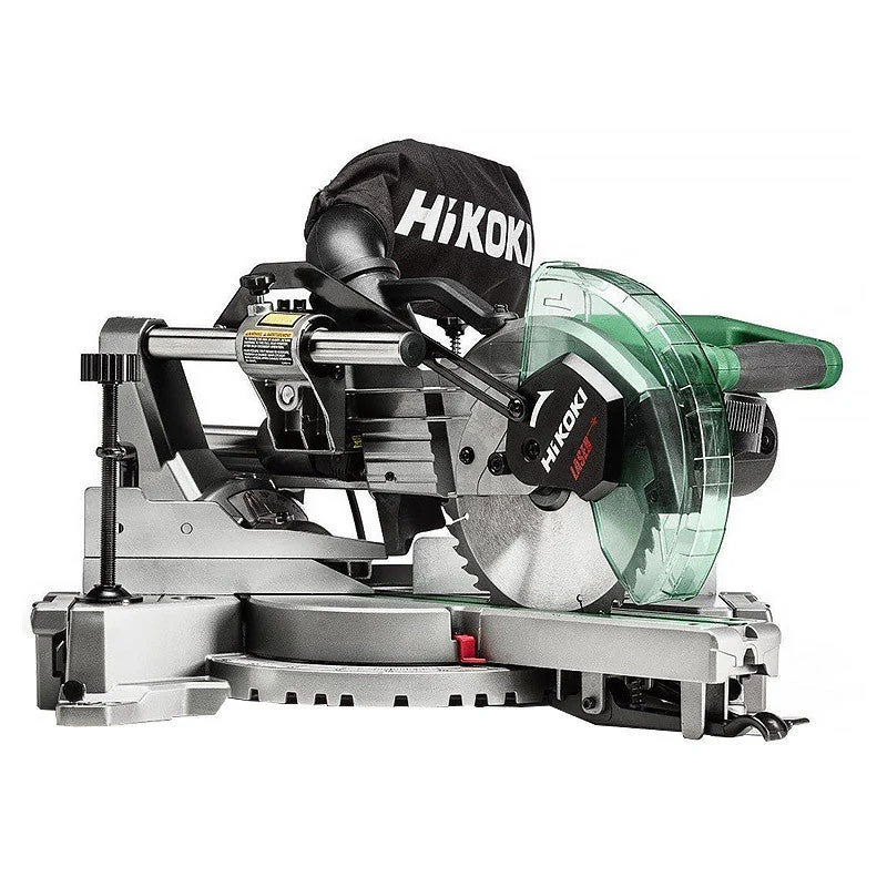 Scie à onglets radiale HIKOKI C8FSHGWAZ avec laser 1100 W 216 mm - Image 2