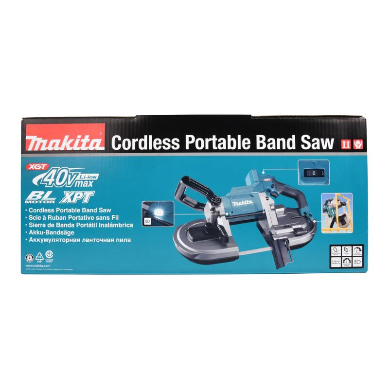 Scie à ruban 127mm 40V Max Li-Ion XGT MAKITA PB002GZ (vendu sans batterie) - Image 4
