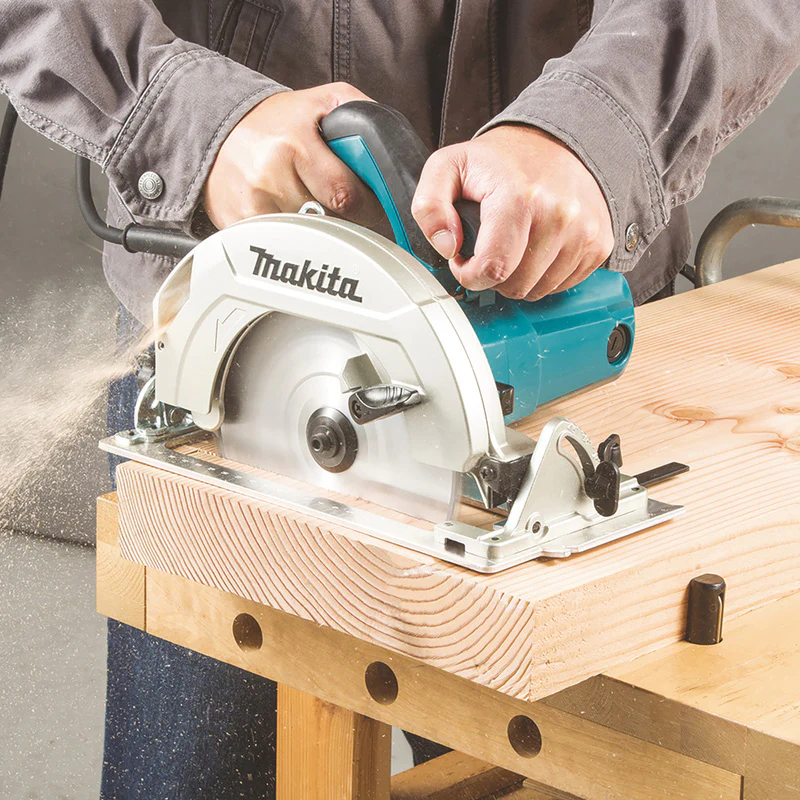 Scie circulaire 185mm  1600W MAKITA HS7611K avec coffret - Image 7