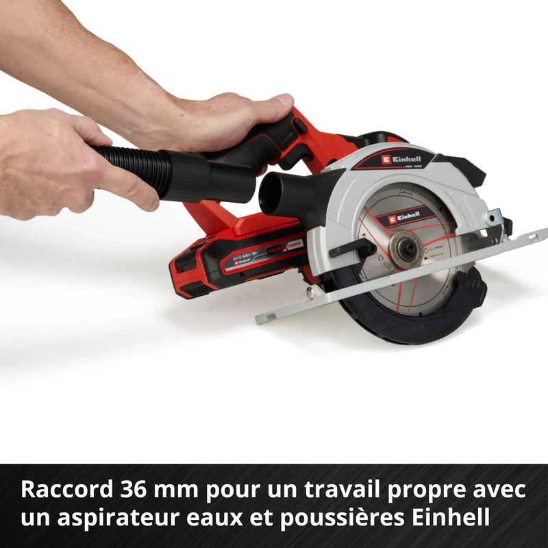 Scie circulaire 18V Ø165mm sans fil EINHELL TE-CS 18/165-1 Li Solo Power X-Change (vendu sans batterie) - Image 3