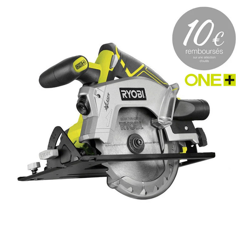 Scie circulaire 18V One+ RYOBI RWSL1801M Ø150 mm - 4700 tr/min(vendu sans batterie) - Image 7