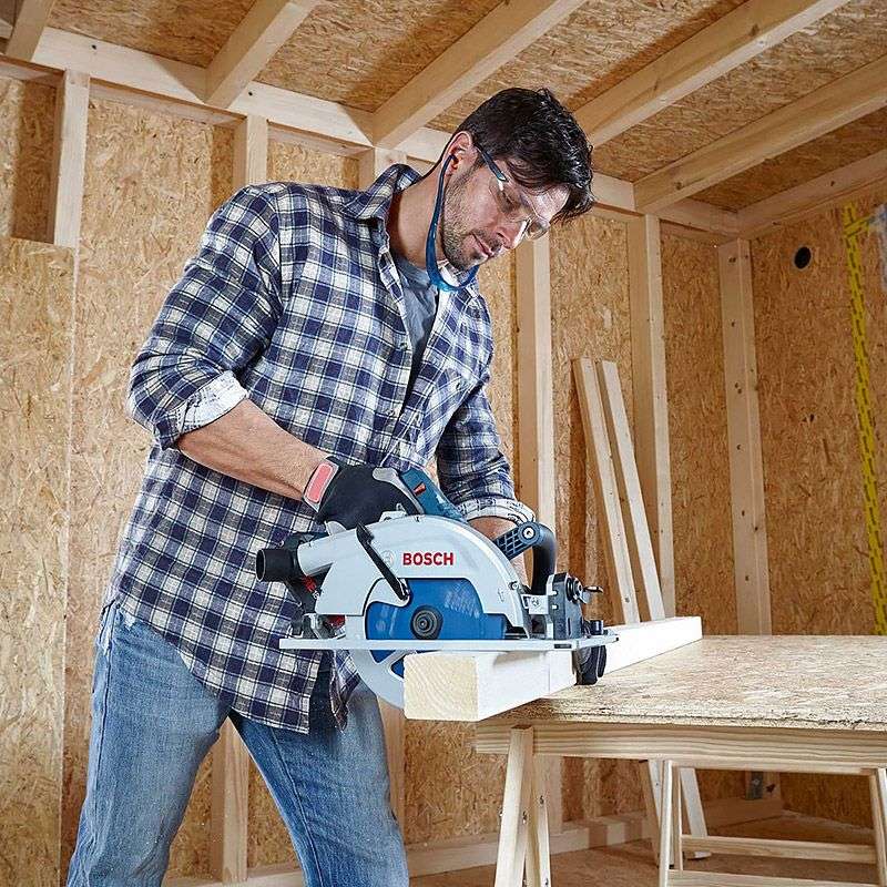 Scie circulaire sans fil BITURBO BOSCH GKS 18V-68 GC Professional (vendu sans batterie) en L-Boxx - Image 6