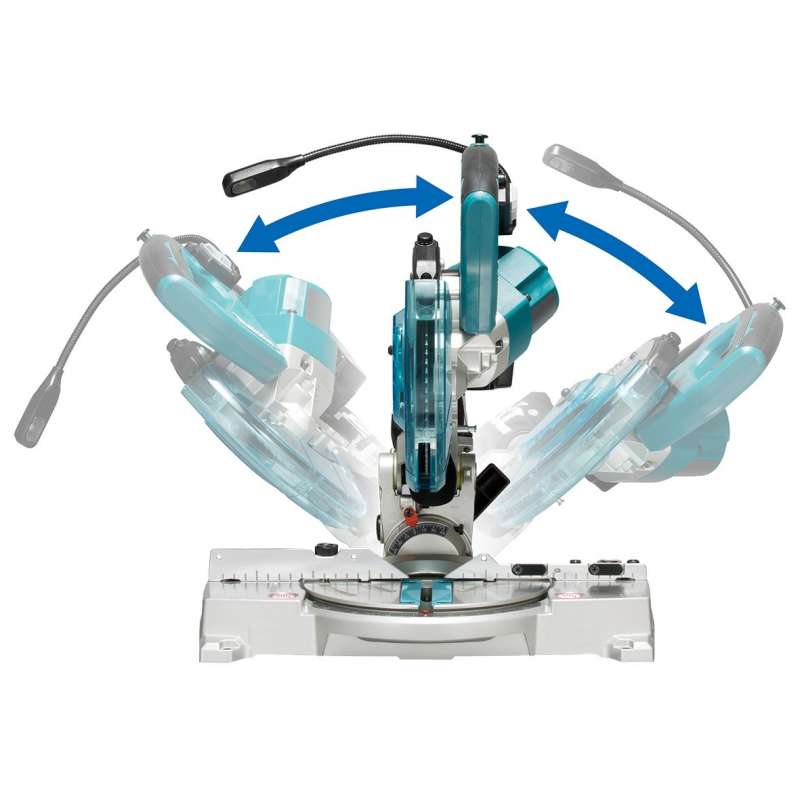 Scie radiale MAKITA DLS600Z - 18V Li-Ion - Ø 165mm - Image 5