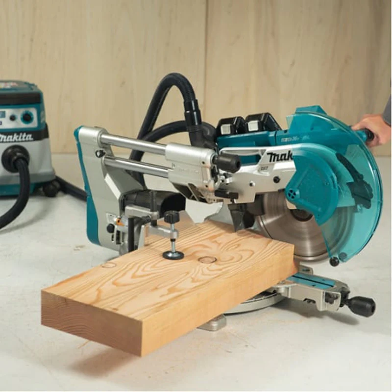 Scie radiale Ø 305 mm 2x5Ah 18V LXT ®MAKITA  DLS211PT2U chargeur double + puce AWS - Image 2