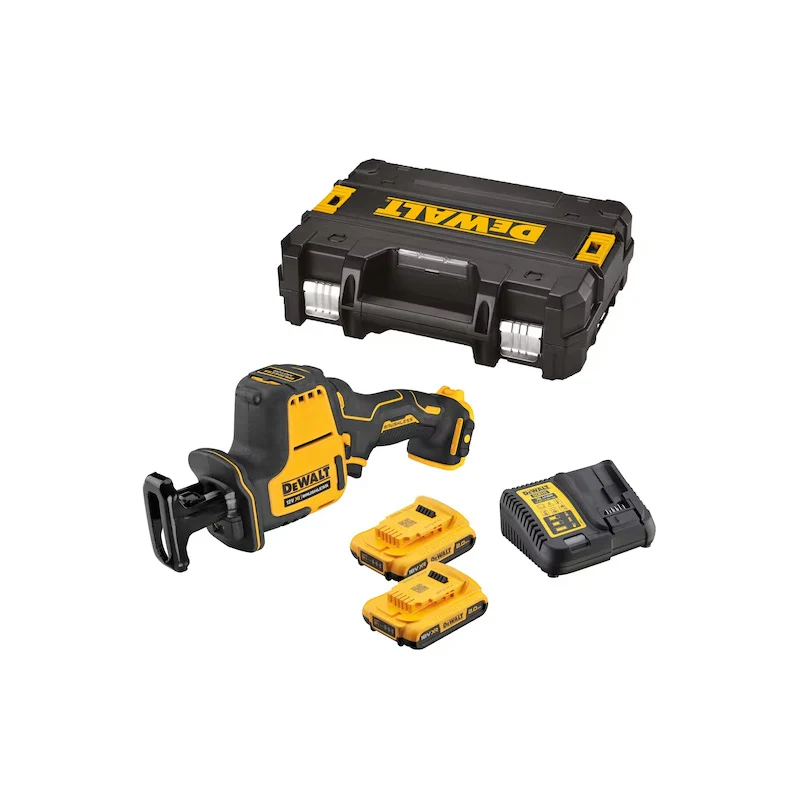 Scie sabre compacte 12V DEWALT DCS312D2-QW Brushless avec coffret et 2 batteries 2,0 Ah - Image 2