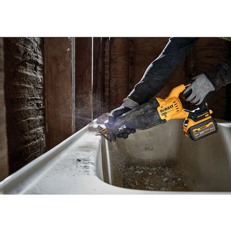 Scie sabre 54V DEWALT DCS386T1-QW Brushless avec coffret et une batterie 6,0Ah - Image 4