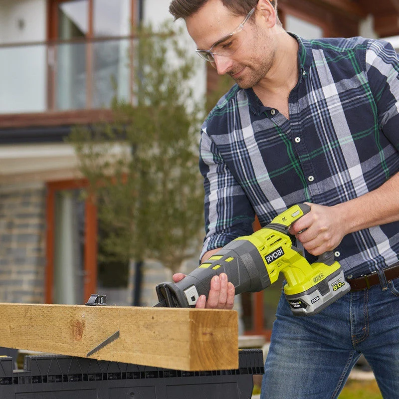 Scie sabre RYOBI R18RS-0 18V One+ - lame Ø28 mm - système anti-vibration (vendu sans batterie) - Image 4