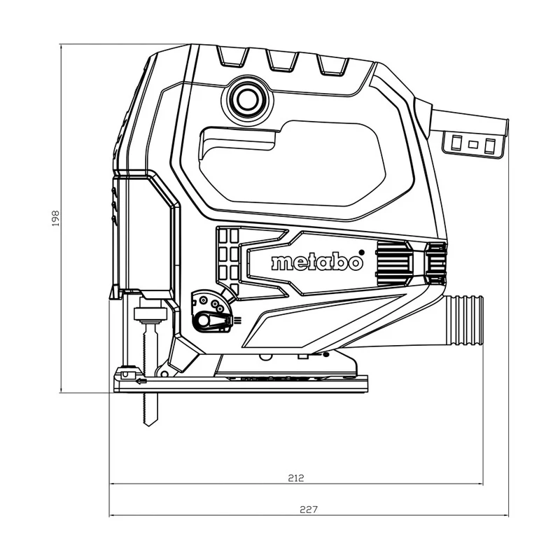 Scie sauteuse METABO 601030000 65 mm 450 W STEB 65 Quick - Image 2