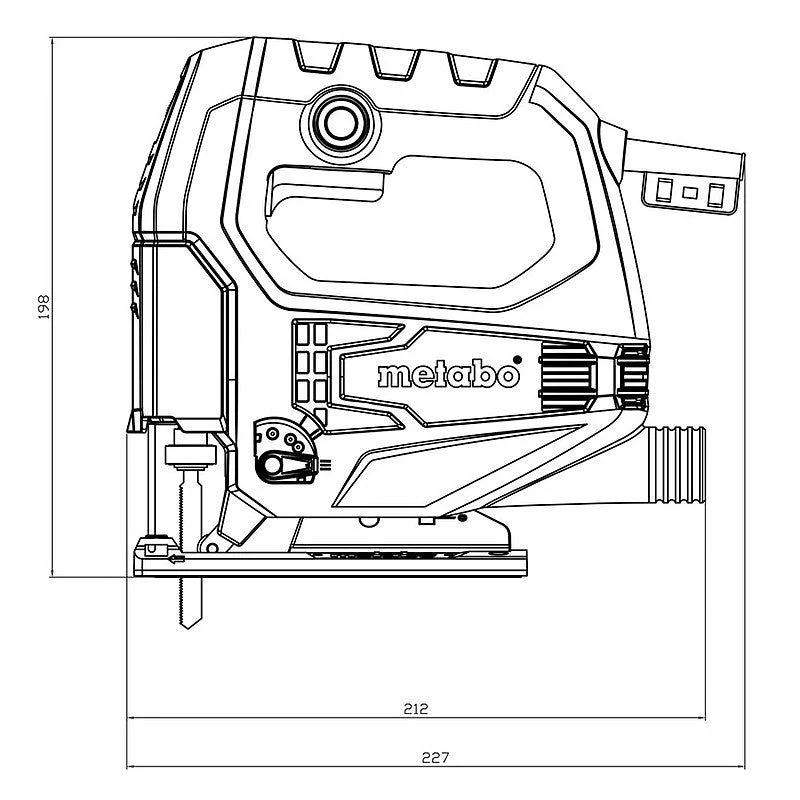 Scie sauteuse METABO STEB 65 QUICK 601030500 - 450W - Image 4