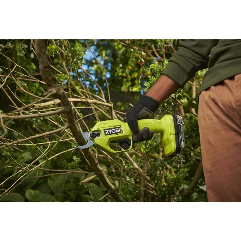 Sécateur 18V ONE+™ RYOBI RY18SCA-0 lames Bypass chromées en acier carbone japonais SK5 - capacité de coupe 25 mm (Produit seul) - Image 5