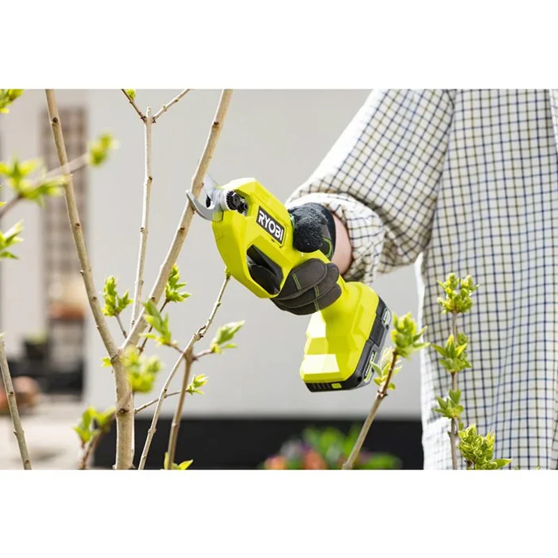 Sécateur 18V ONE+™ RYOBI RY18SCA-0 lames Bypass chromées en acier carbone japonais SK5 - capacité de coupe 25 mm (Produit seul) - Image 6