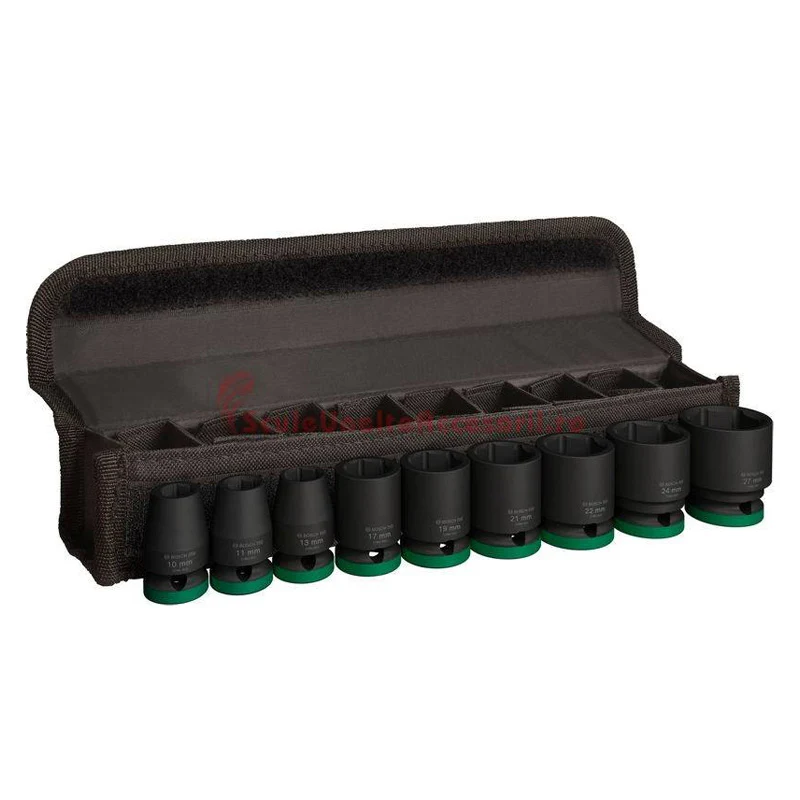 Set 9 Douilles BOSCH Impact PRO M 10,11,13,17,19,21,22,24,27 38-42M 1/2"