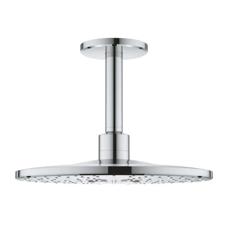 Set de douche GROHE 26477000 - tête RAINSHOWER SMARTACTIVE 310  + bras 14,2 cm + douchette 2 jets
