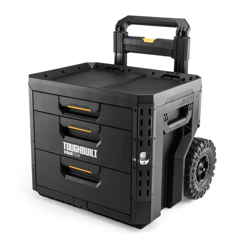 StackTech Rolling 3-Tiroirs Locking Box - TOUGHBUILT - TB-B1-D-R93-BEA