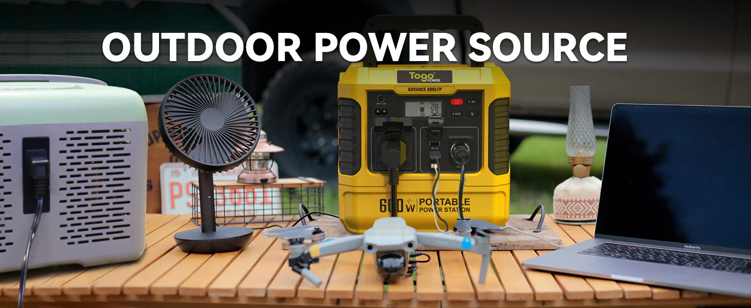 Station d'energie - TOGO POWER - Technologie batterie LiFEPO4 - ADVANCE600LFP - Sortie max AC 1200W - Image 20