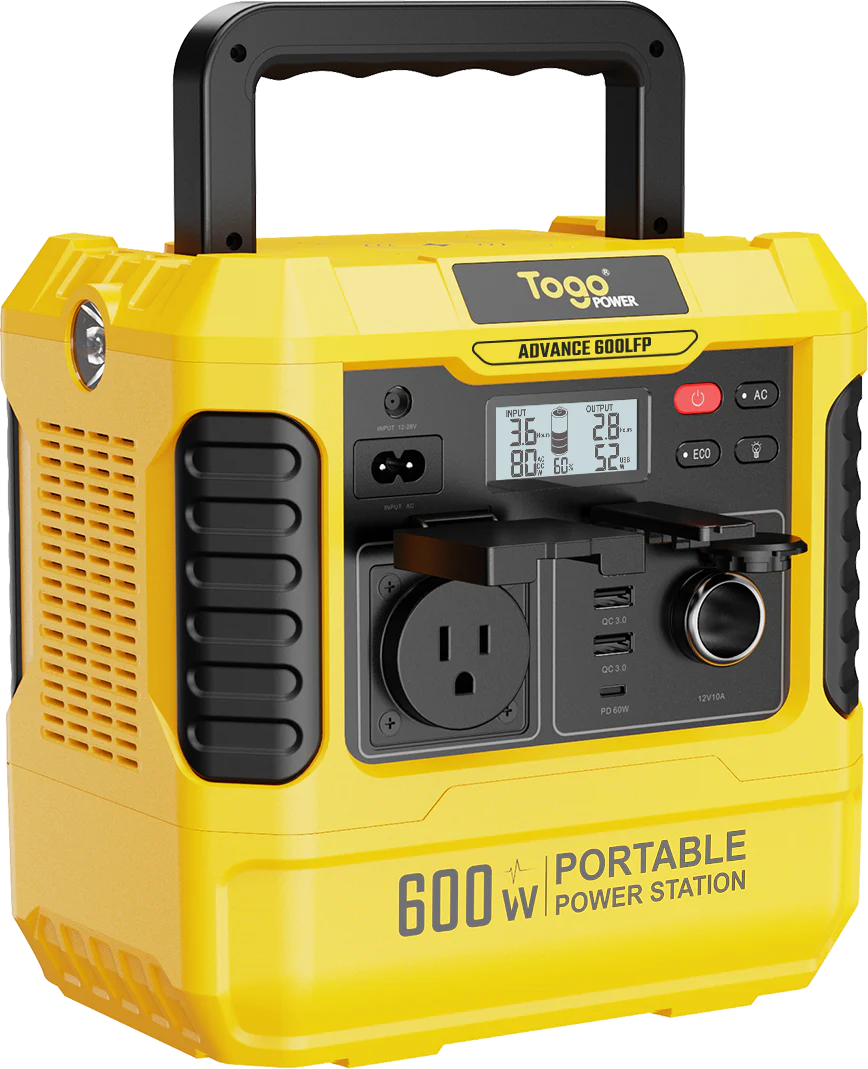 Station d'energie - TOGO POWER - Technologie batterie LiFEPO4 - ADVANCE600LFP - Sortie max AC 1200W - Image 3