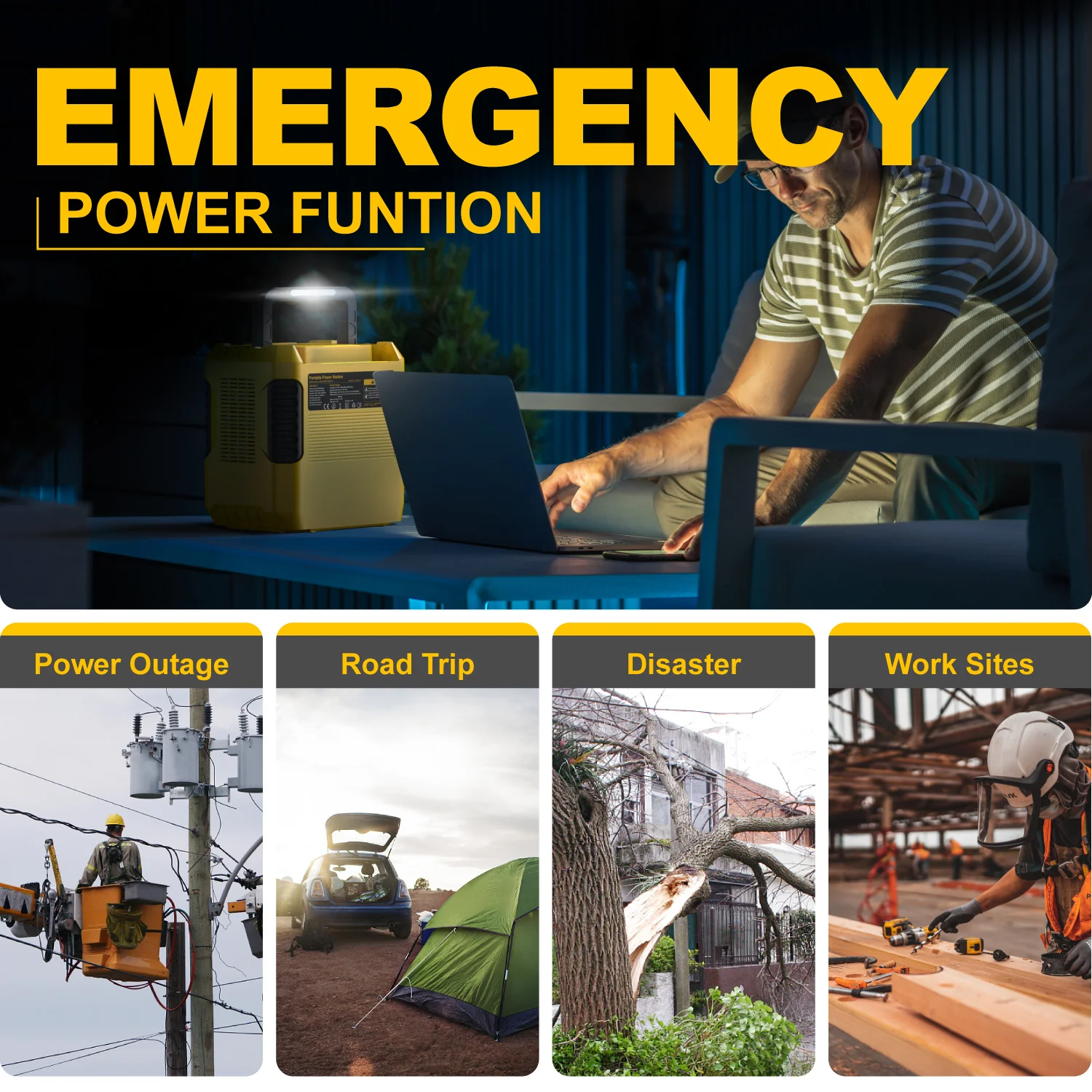Station d'energie - TOGO POWER - Technologie batterie LiFEPO4 - ADVANCE600LFP - Sortie max AC 1200W - Image 31
