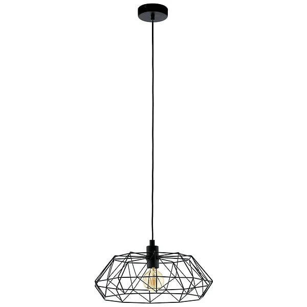 Suspension Carlton 2 - Acier - Noir - 60W