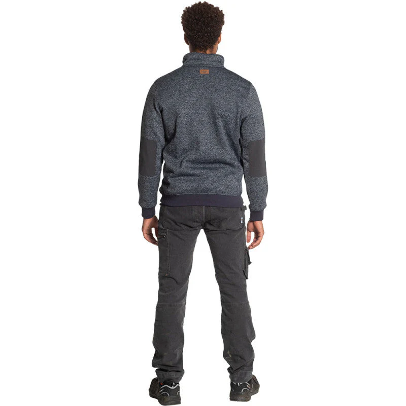 Sweat polaire HEROCK Verus gris chiné - Image 4