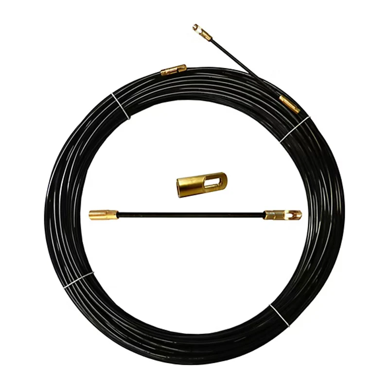 Tire fils noir en nylon Ø4mm, 5m, à tête interchangeable TECNID - VELAMP - SYN4-005 - Image 2