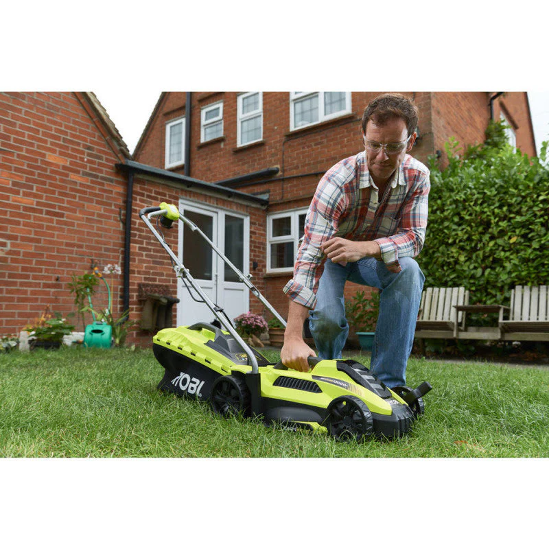 Tondeuse 1300 W RYOBI RLM13E33S - Ø coupe 33 cm - ramassage et mulching - Image 3