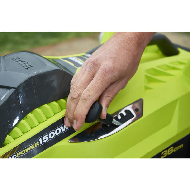 Tondeuse 1500 W RYOBI RLM15E36H - Ø coupe 36 cm - ramassage et mulching - double poignée Vertebrae™ - Image 7