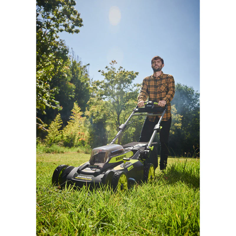 Tondeuse tractée Brushless 36V MAX POWER  RYOBI RY36LMX51A-160 - 51 cm (1 x 6,0 Ah High Energy) - Image 5