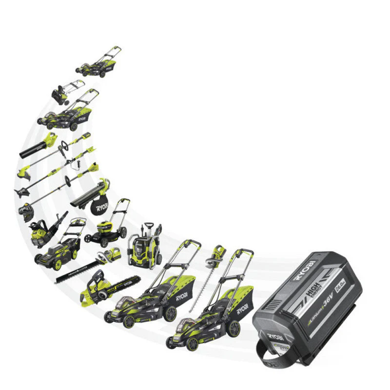 Tondeuse tractée Brushless 36V MAX POWER  RYOBI RY36LMX51A-160 - 51 cm (1 x 6,0 Ah High Energy) - Image 6