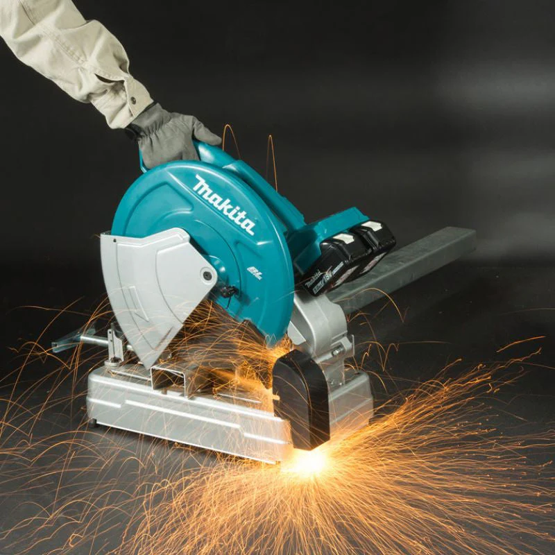 Tronçonneuse à métaux 355mm MAKITA DLW140PG2 - 2 batteries 6,0Ah + chargeur double - Image 7